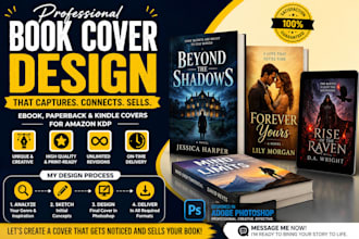 do book cover design, ebook cover, kdp book cover