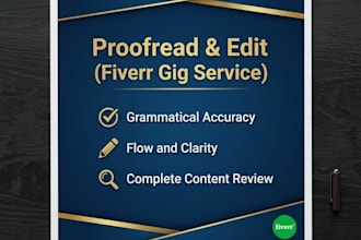 proofread, edit, and fix grammar errors in your text