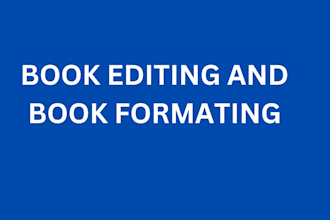 book editing book writing and book keeping