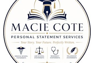 edit your medical school, law school, residency, fellowship personal statement