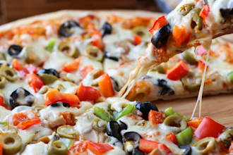 design restaurant pizza food poster and flyer