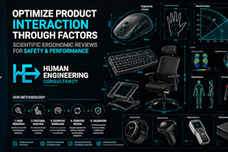 do human factors review and ergonomic optimization for consumer products