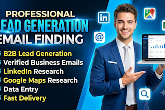 b2b lead generation, linkedin leads and web research