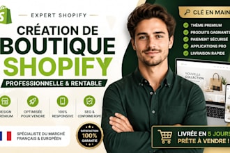 creer une boutique shopify
