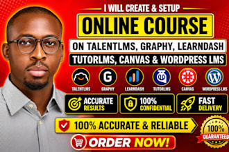 create course content on talentlms, learnworld, graphy, moodle and wordpress lms