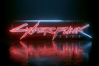 do a design futuristic cyberpunk logo or typography