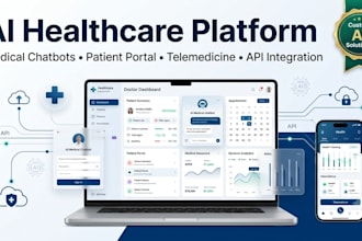 build ai healthcare platform, medical chatbot and patient portal