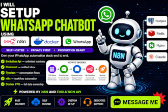 setup n8n evolution api chatwoot typewoot self hosted whatsapp vps 360dialogue