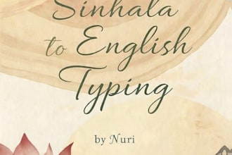 do sinhala and english typing and transcription