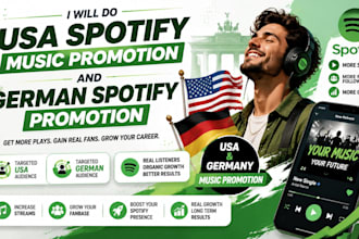 do USA spotify music promotion german spotify promotion