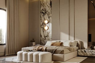extend 2d floor plan, renovate old master bedroom, walking closet, toilet design