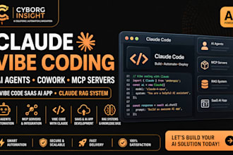 claude vibe coding ai agents cowork mcp vibe code saas ai app claude rag system
