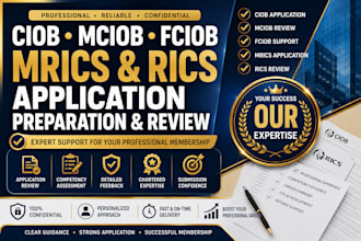 prepare and review your rics ciob mciob fciob apc mrics application