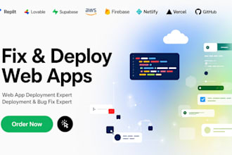 deploy fix lovable web app replit aws cloud supabase firebase dns vercel base44