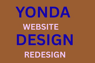 do a yonda website design and redesign for your business