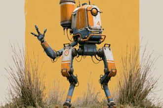 draw robot and mech design