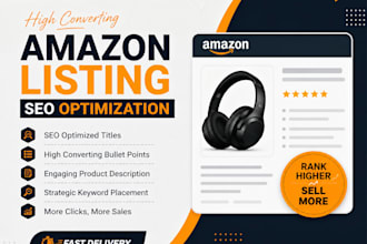 optimize your amazon listing with SEO title bullets and compelling copy
