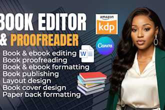 professionally edit, proofread and format your ebook, paperback formatting