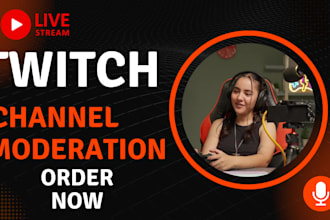 be your twitch stream chat moderator, mod managment