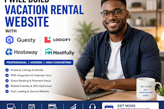 build vacation website with guesty, lodgify, hostaway, hostfully