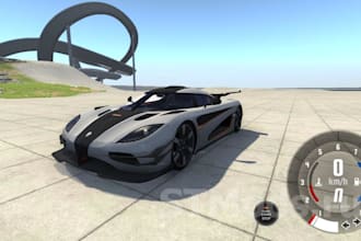 create a custom vehicle mod for beamng drive or assetto corsa