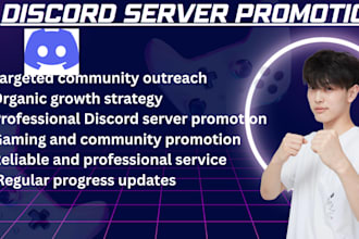 do targeted discord server promotion