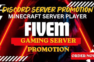 discord server promotion, active fivem server promotion,discord server advertise