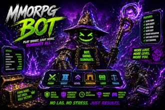 develop advanced game automation and anti cheat systems for mmos