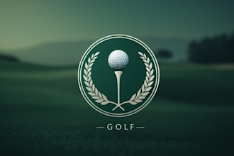 design a creative and professional golf logo