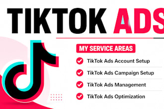 50m sale, run tiktok ads setup tiktok ads for your product,business