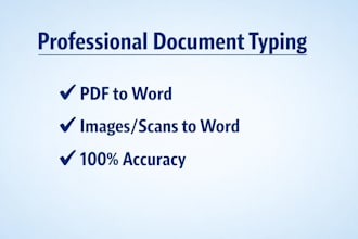 do fast typing jobs and professional document formatting