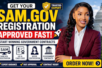 get your sam gov registration approved fast with uei, cage code and wosb