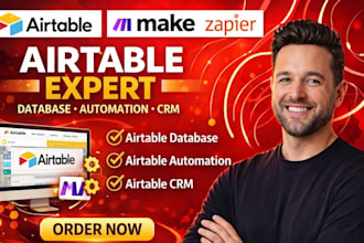 design airtable workflow and task automation for social media