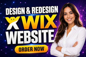 build wix ecommerce website, wix website redesign, wix website design, wix web