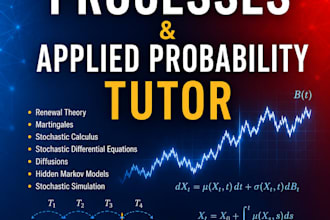 tutor you in stochastic processes and applied probability