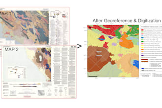 do georeferencing and digitization for your map