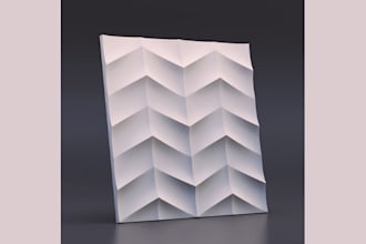 3d wall panel 3d mural wallpaper 3d abstract geometric art 3d bas relief sculpt