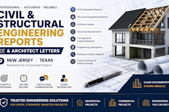 civil and structural engineering reports and architect letters new jersey texas