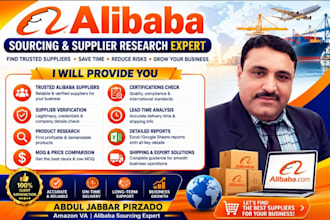 do alibaba product sourcing and supplier research