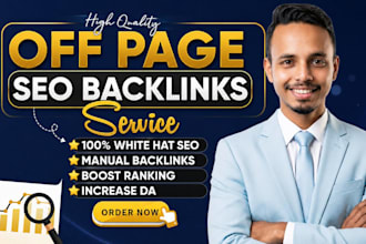 provide monthly off page SEO with white hat link building