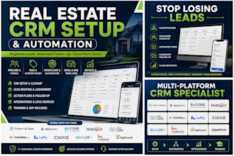 set up real estate CRM automation and lead follow up