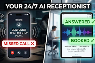 build an ai voice agent to answer calls and book appointments 24x7