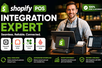 shopify pos square pos toast pos clover pos lightspeed pos integration