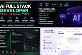build ai saas web apps using react nextjs nodejs fastapi and llms