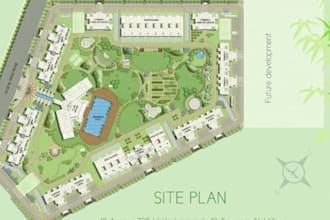 design architectural site plan, landscape plan and master plan