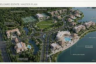design prestigious real estate layouts and immersive master plan