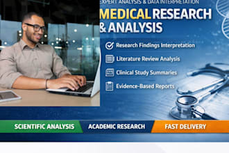 help with medical research and professional medical writing