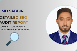 in depth SEO competitor analysis and website audit report