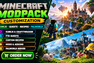 customize minecraft modpack kubejs ftb quests palworld server mods crafttweaker