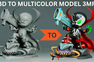 do 3d multicolor modeling mesh repair stl slicing for bambu studio fdm printing